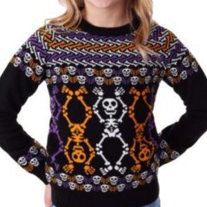 Kids Halloween Holiday Fair Isle Ugly Sweater